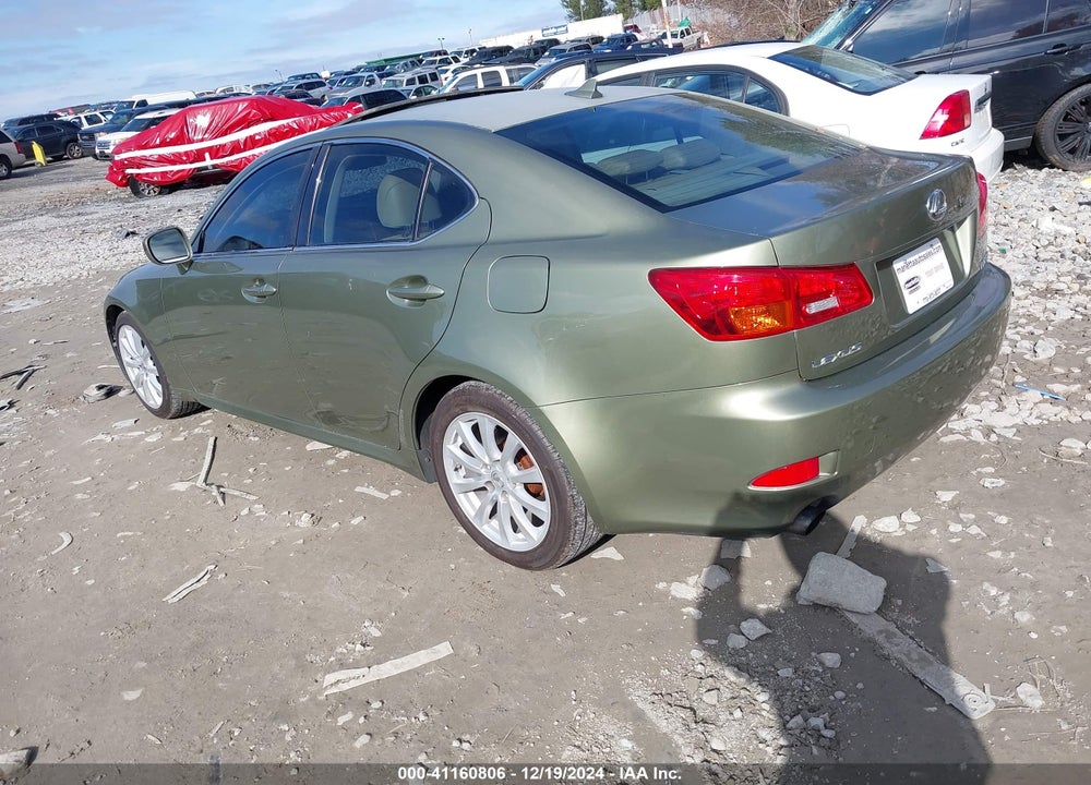 2007 LEXUS IS 250 VIN: JTHBK262272042349