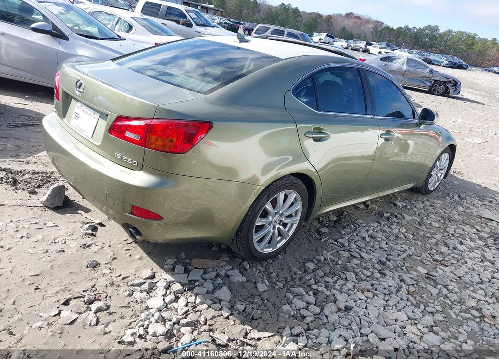 2007 LEXUS IS 250 VIN: JTHBK262272042349