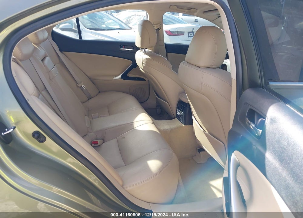 2007 LEXUS IS 250 VIN: JTHBK262272042349