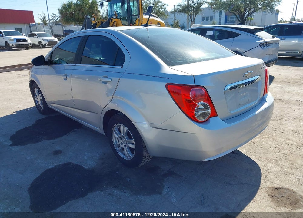 2013 CHEVROLET SONIC LT AUTO VIN: 1G1JC5SH9D4142169