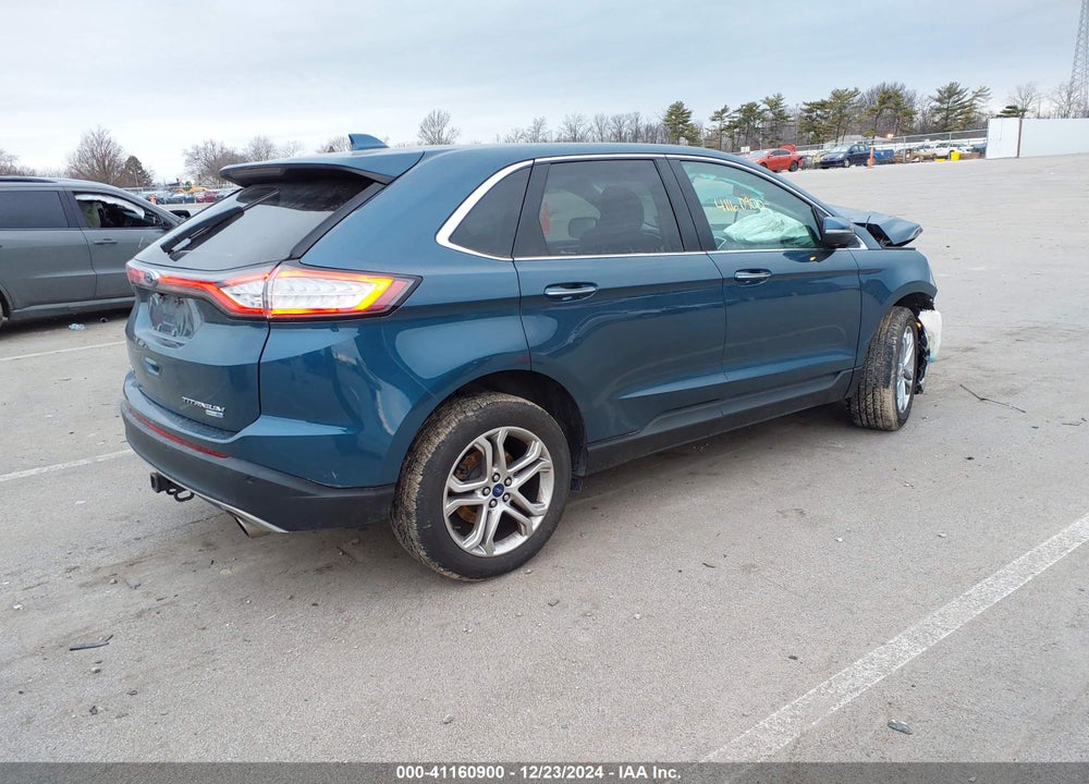 2016 FORD EDGE TITANIUM VIN: 2FMPK4K99GBB60149