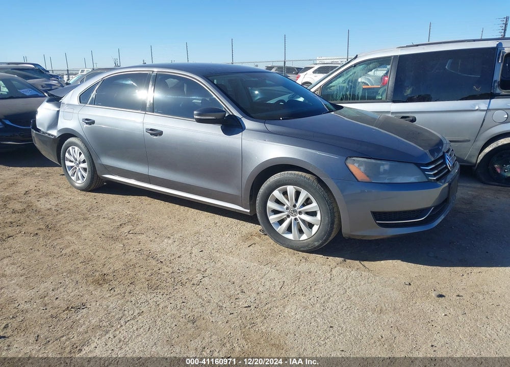 2013 VOLKSWAGEN PASSAT 2.5L S VIN: 1VWAH7A35DC092805