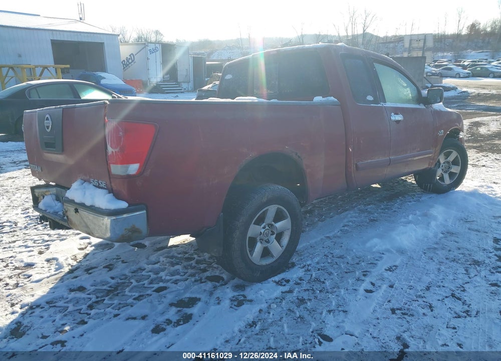 2004 NISSAN TITAN SE VIN: 1N6AA06A34N587205