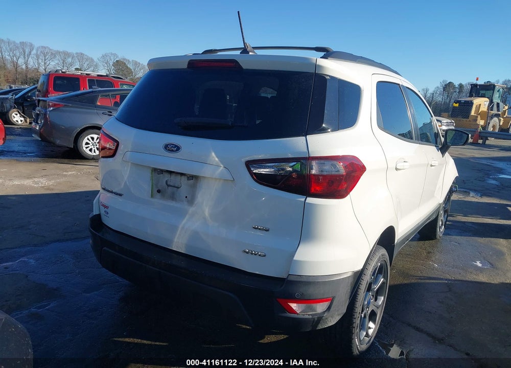 2018 FORD ECOSPORT SES VIN: MAJ6P1CL1JC232890
