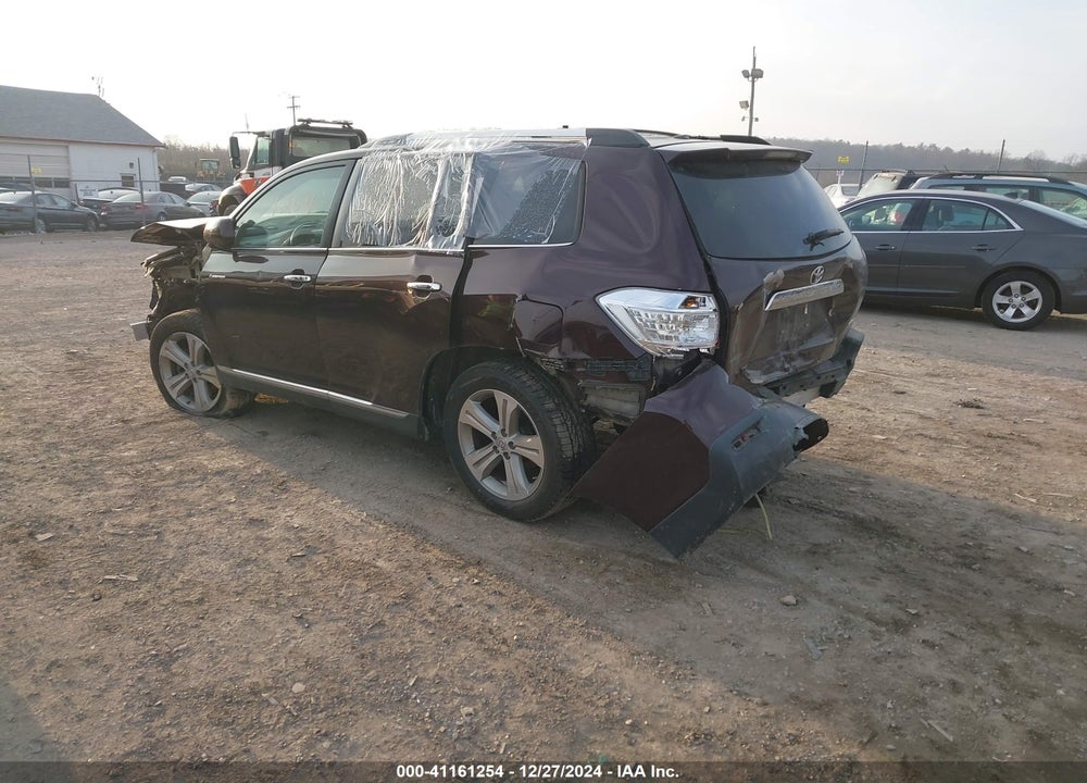 2013 TOYOTA HIGHLANDER LIMITED V6 VIN: 5TDDK3EH4DS184101