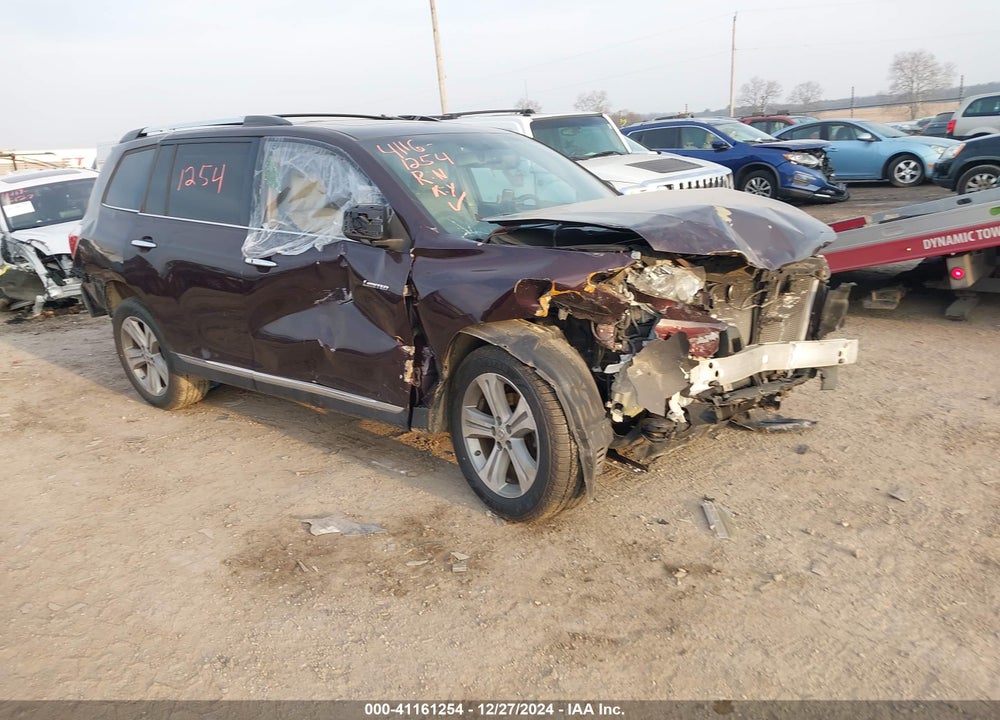 2013 TOYOTA HIGHLANDER LIMITED V6 VIN: 5TDDK3EH4DS184101