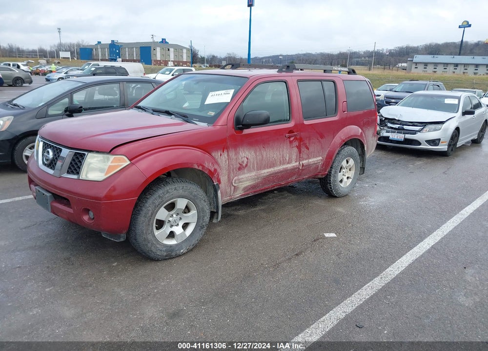 2007 NISSAN PATHFINDER S VIN: 5N1AR18W27C641051