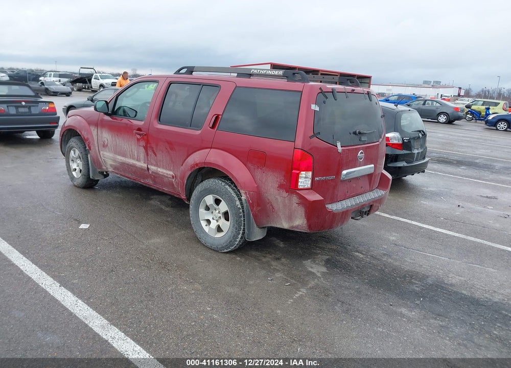 2007 NISSAN PATHFINDER S VIN: 5N1AR18W27C641051