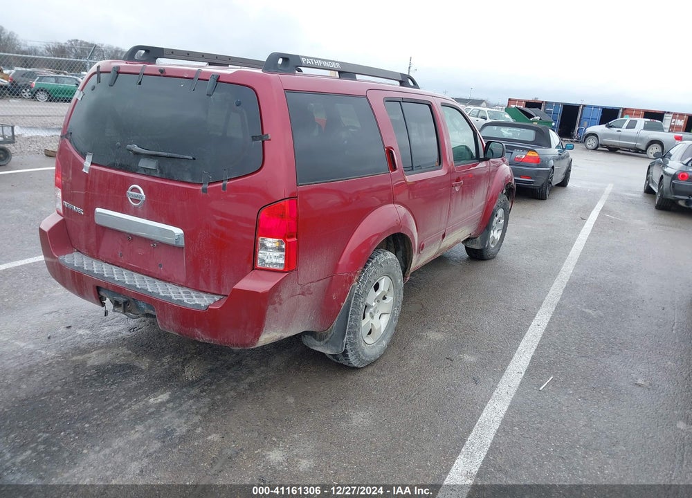 2007 NISSAN PATHFINDER S VIN: 5N1AR18W27C641051