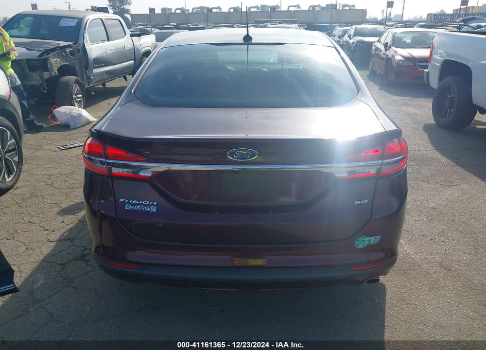2017 FORD FUSION ENERGI SE LUXURY VIN: 3FA6P0PU8HR142189