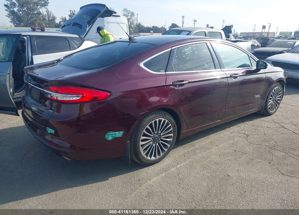 2017 FORD FUSION ENERGI SE LUXURY VIN: 3FA6P0PU8HR142189
