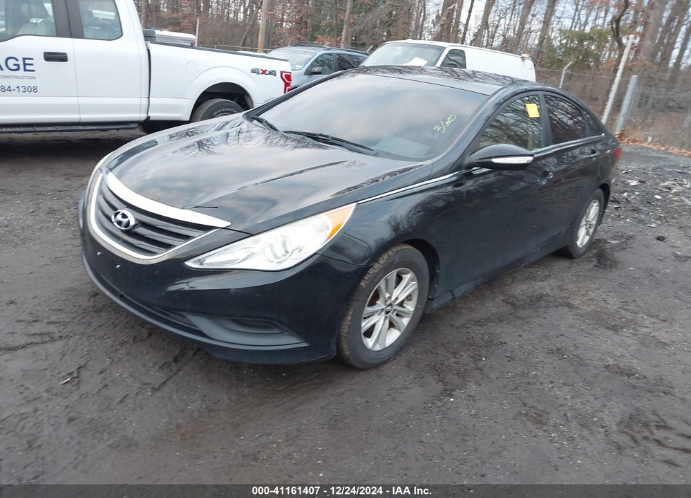 2014 HYUNDAI SONATA GLS VIN: 5NPEB4AC1EH943427