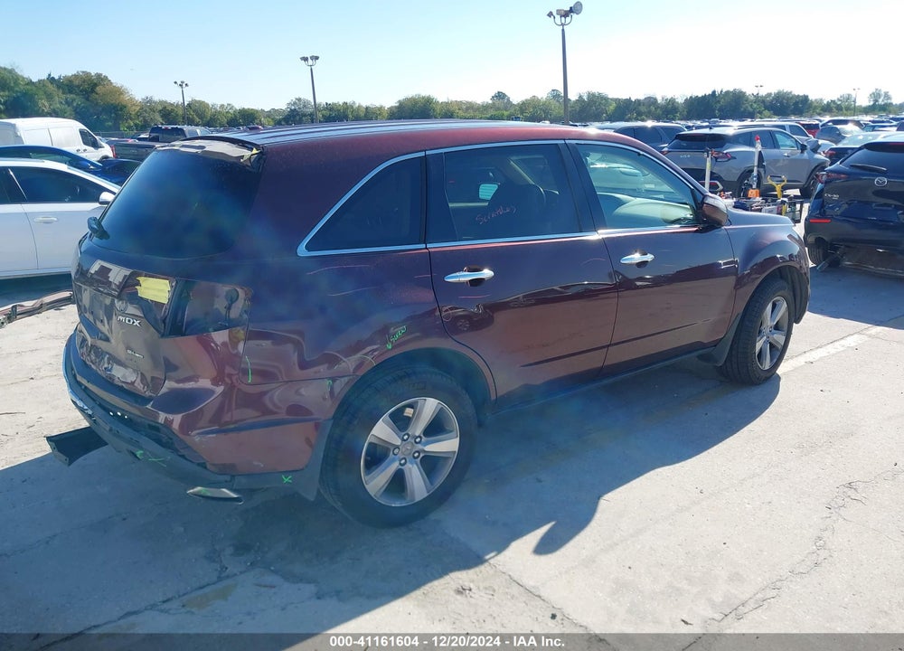 2013 ACURA MDX TECHNOLOGY PACKAGE VIN: 2HNYD2H36DH504372