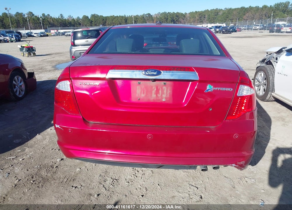 2011 FORD FUSION HYBRID VIN: 3FADP0L30BR251614