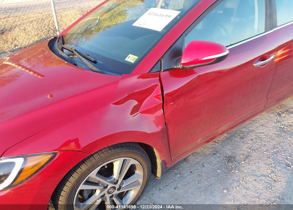 2017 HYUNDAI ELANTRA LIMITED VIN: KMHD84LF9HU339647