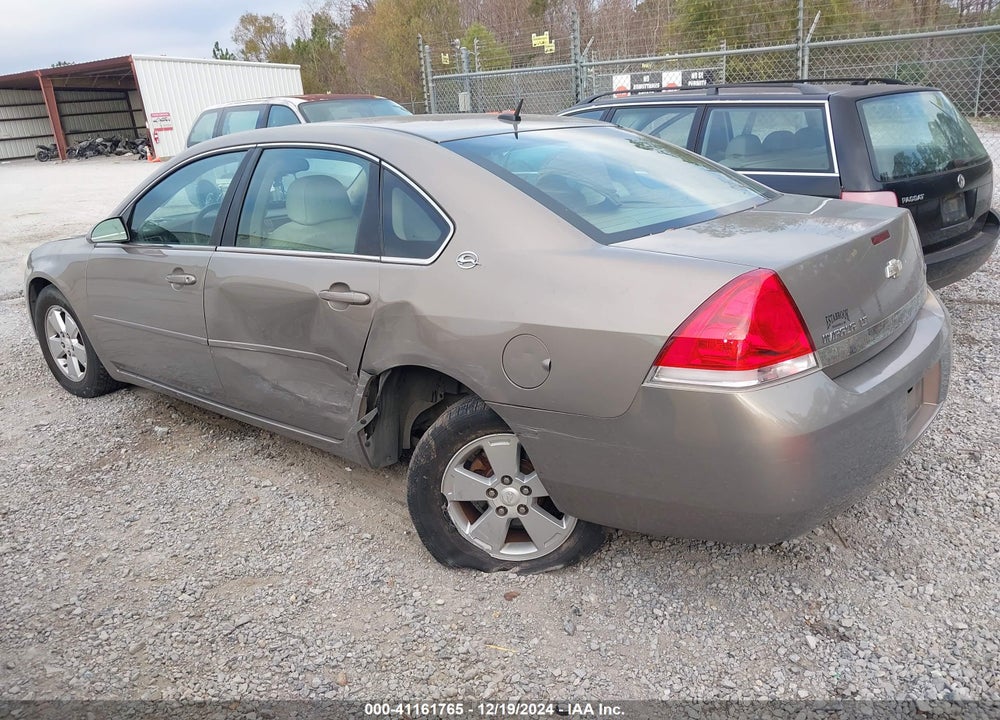 2007 CHEVROLET IMPALA LT VIN: 2G1WT58KX79259270