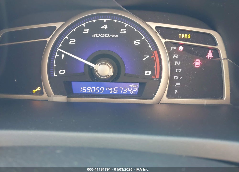 2009 HONDA CIVIC LX VIN: 1HGFA16519L005348