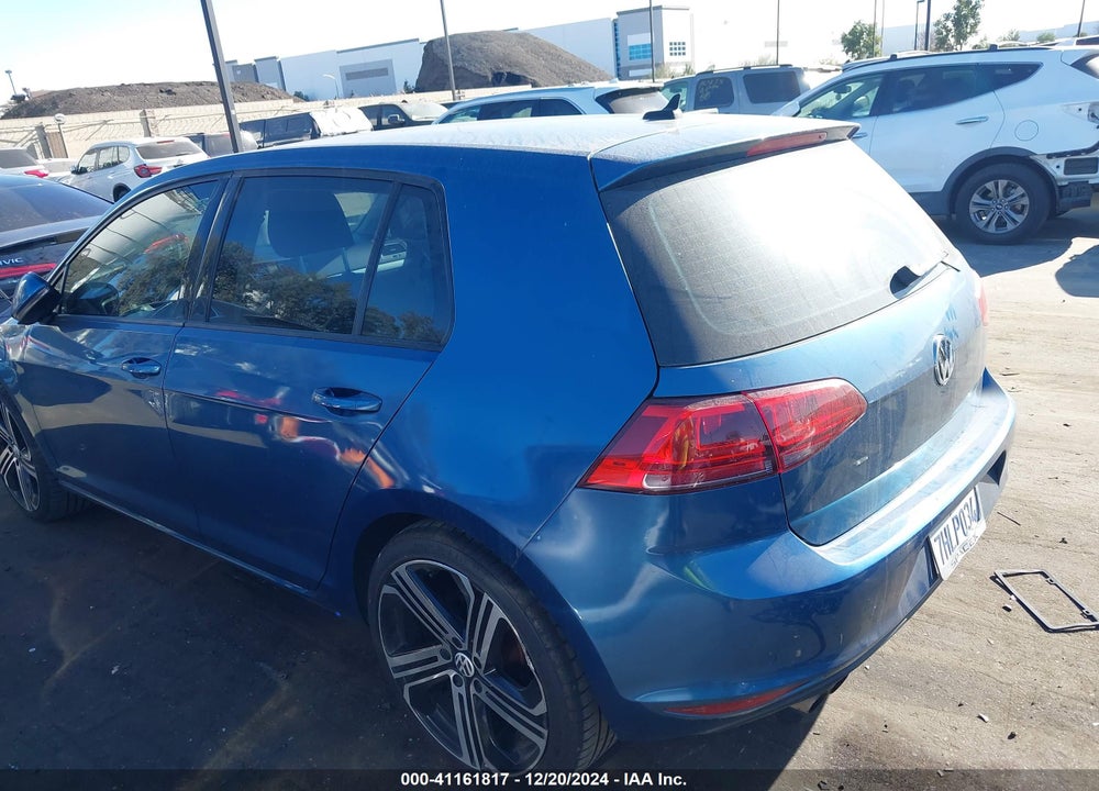 2015 VOLKSWAGEN GOLF TSI S 4-DOOR VIN: 3VW217AU5FM033644