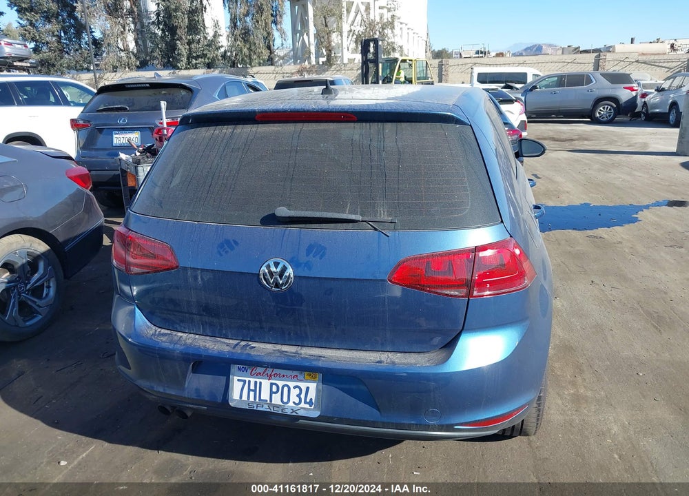 2015 VOLKSWAGEN GOLF TSI S 4-DOOR VIN: 3VW217AU5FM033644