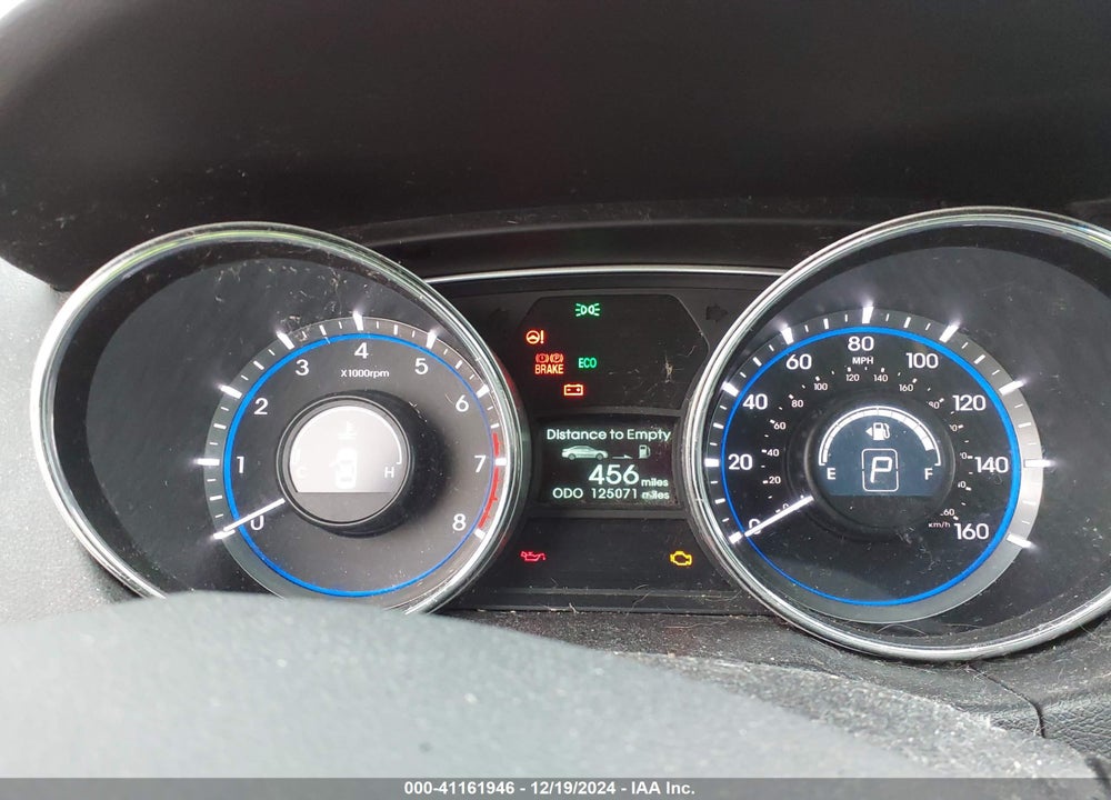 2014 HYUNDAI SONATA GLS VIN: 5NPEB4AC9EH923152
