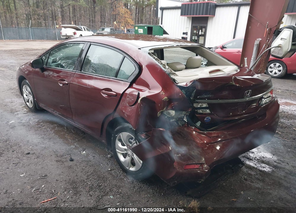 2015 HONDA CIVIC LX VIN: 19XFB2F59FE251456