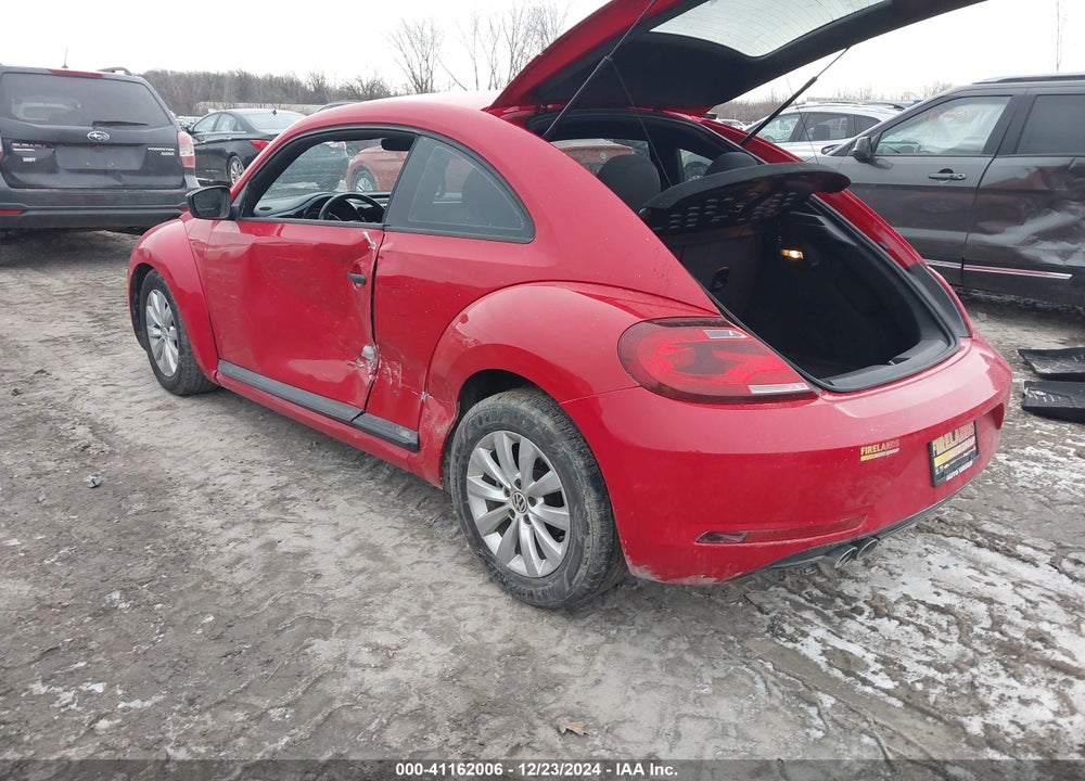 2017 VOLKSWAGEN BEETLE VIN: 3VWF17AT6HM623072