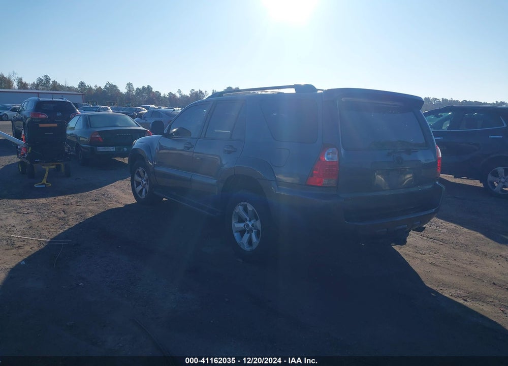2007 TOYOTA 4RUNNER LIMITED V8 VIN: JTEZT17R670027816