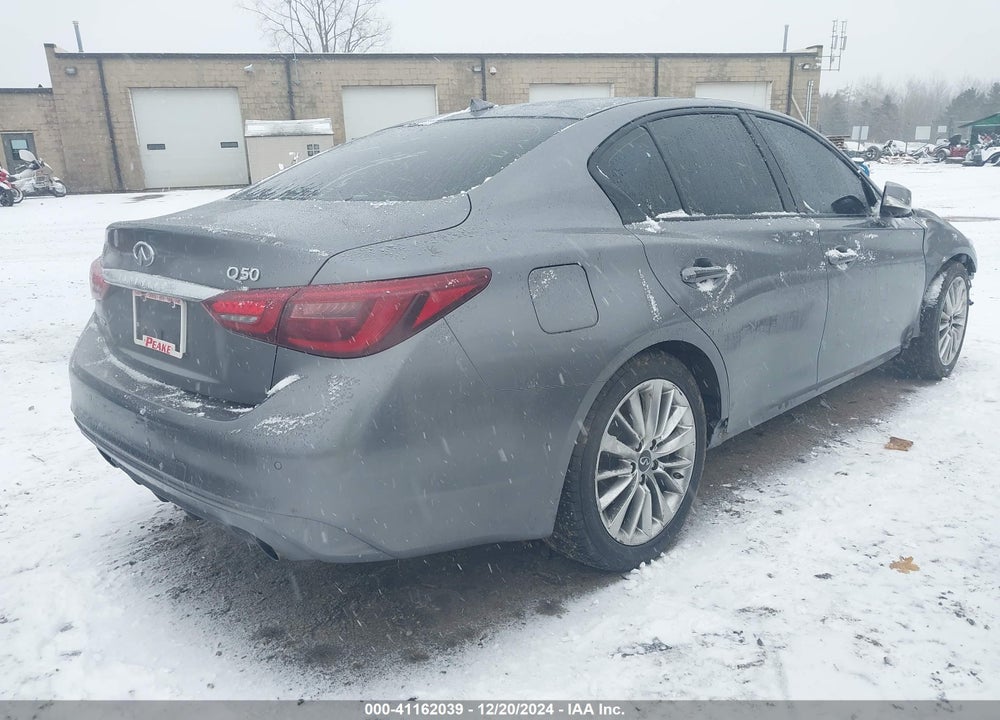 2021 INFINITI Q50 LUXE AWD VIN: JN1EV7BR4MM751549