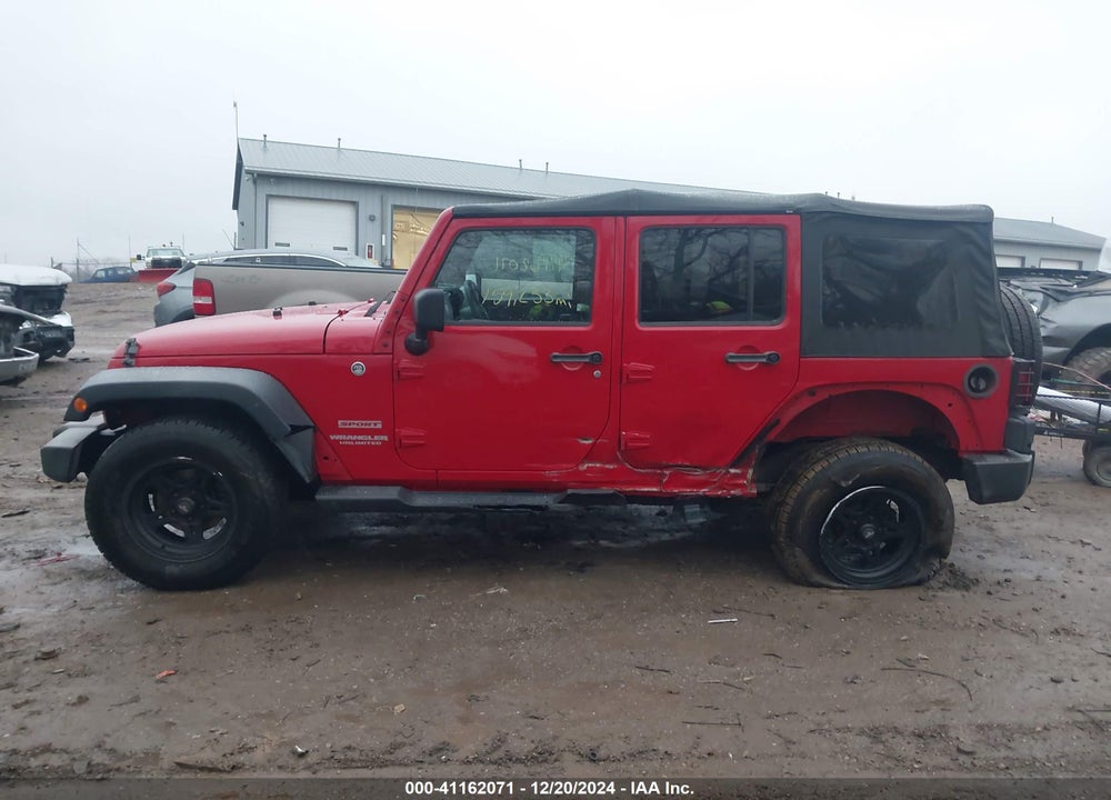 2012 JEEP WRANGLER UNLIMITED SPORT VIN: 1C4BJWDG6CL215093