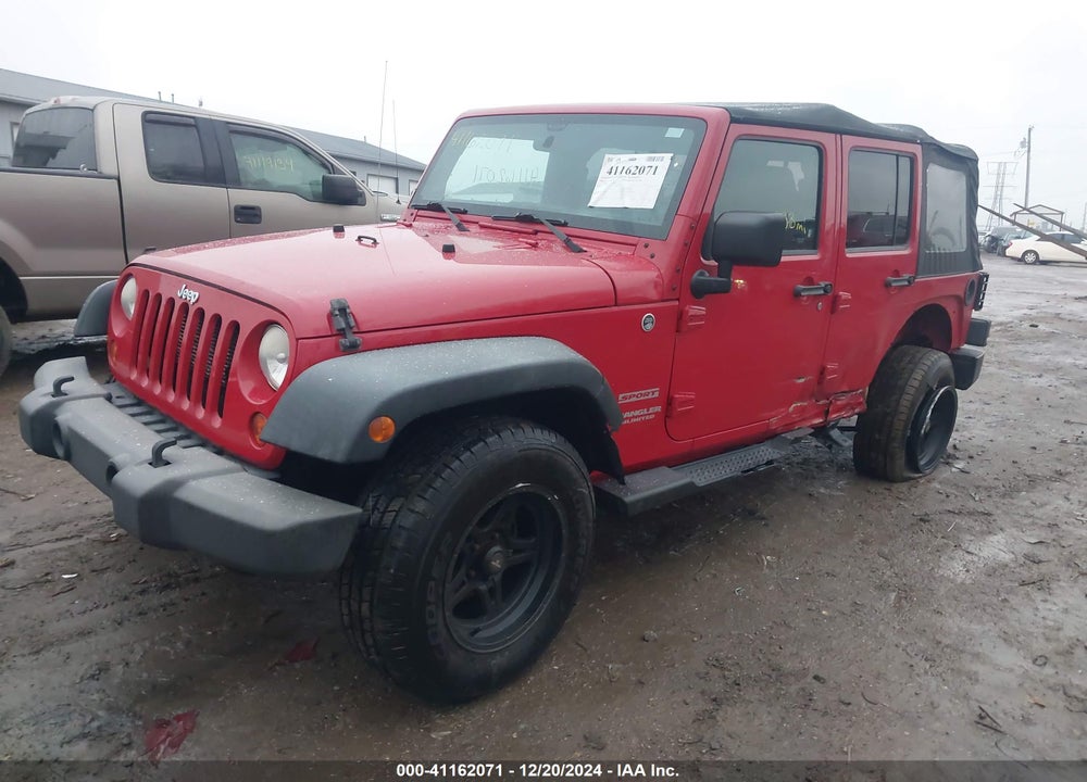 2012 JEEP WRANGLER UNLIMITED SPORT VIN: 1C4BJWDG6CL215093