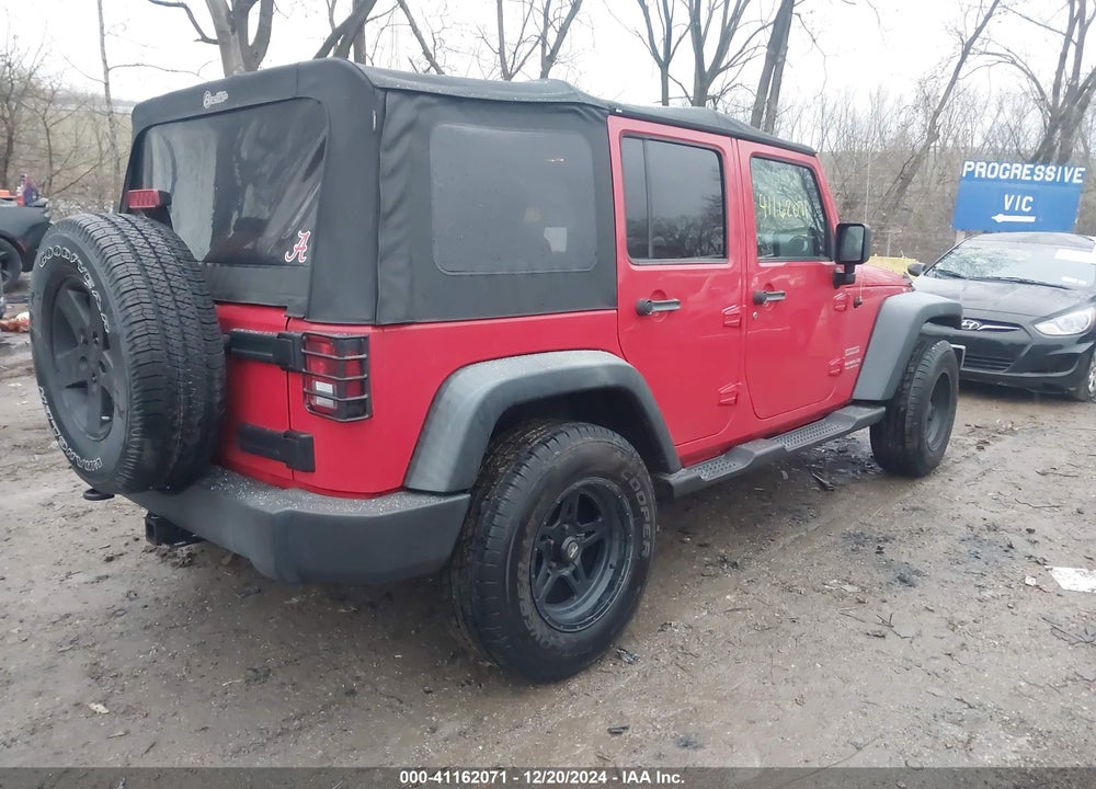 2012 JEEP WRANGLER UNLIMITED SPORT VIN: 1C4BJWDG6CL215093