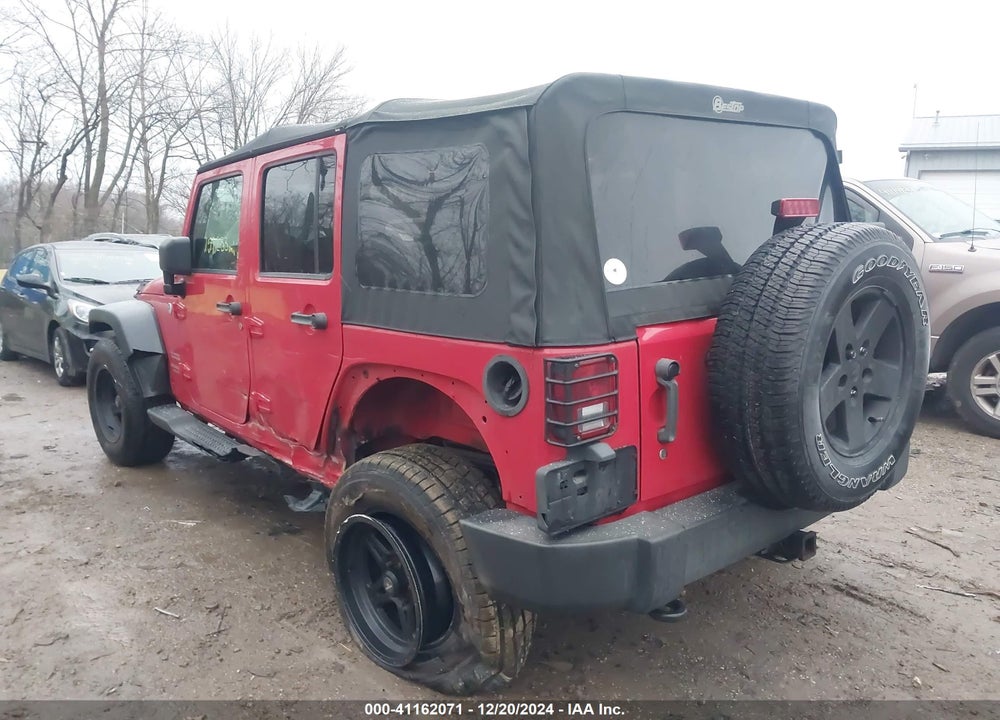 2012 JEEP WRANGLER UNLIMITED SPORT VIN: 1C4BJWDG6CL215093