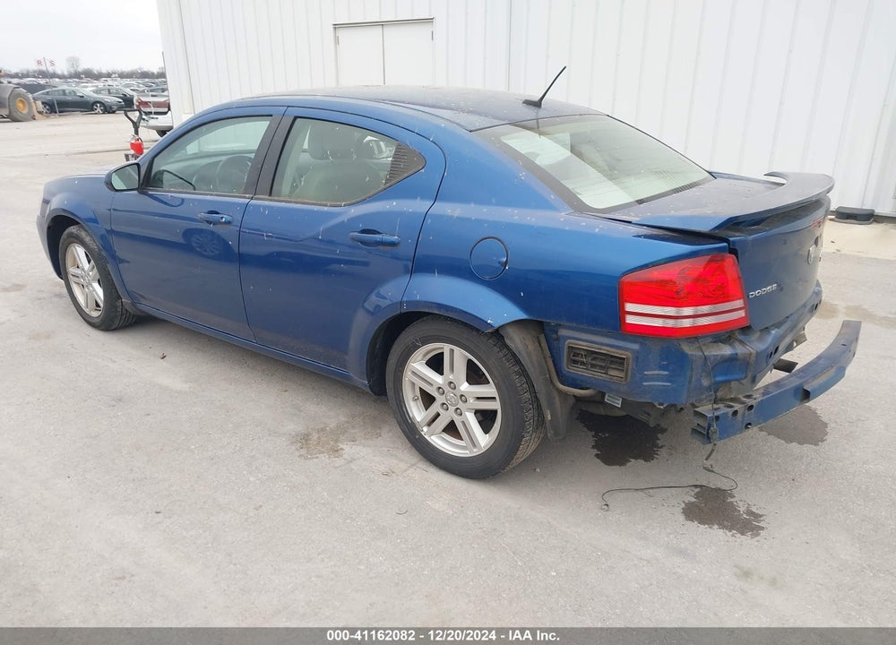 2010 DODGE AVENGER R/T VIN: 1B3CC5FB8AN179694
