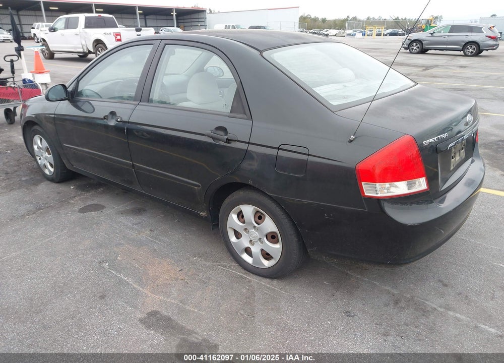 2007 KIA SPECTRA EX VIN: KNAFE121675380771