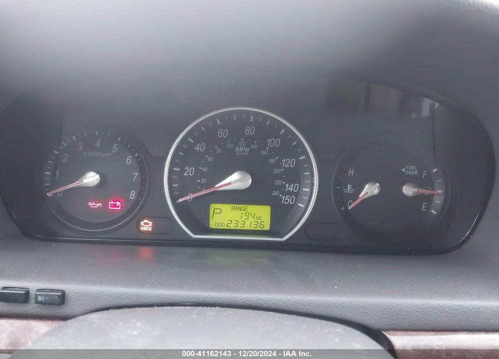 2007 HYUNDAI SONATA GLS VIN: 5NPET46C87H231781