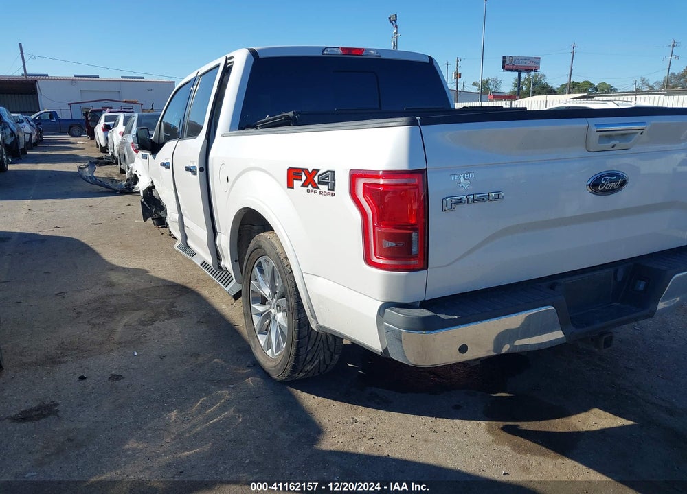 2017 FORD F-150 LARIAT VIN: 1FTEW1EF3HKE10993