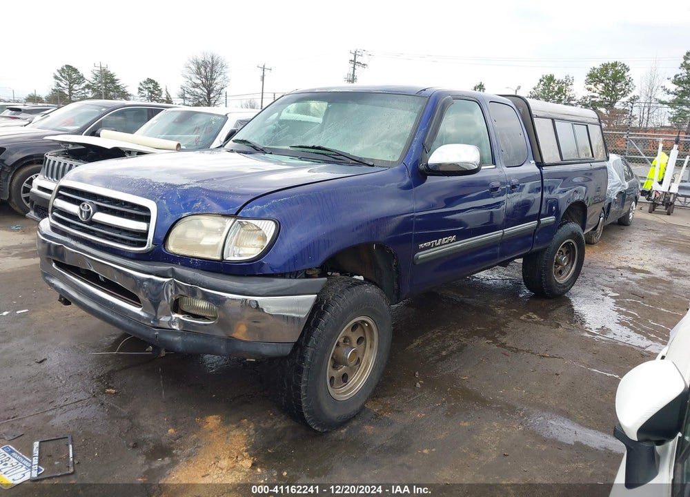 2000 TOYOTA TUNDRA SR5 V8 VIN: 5TBRT3417YS061009