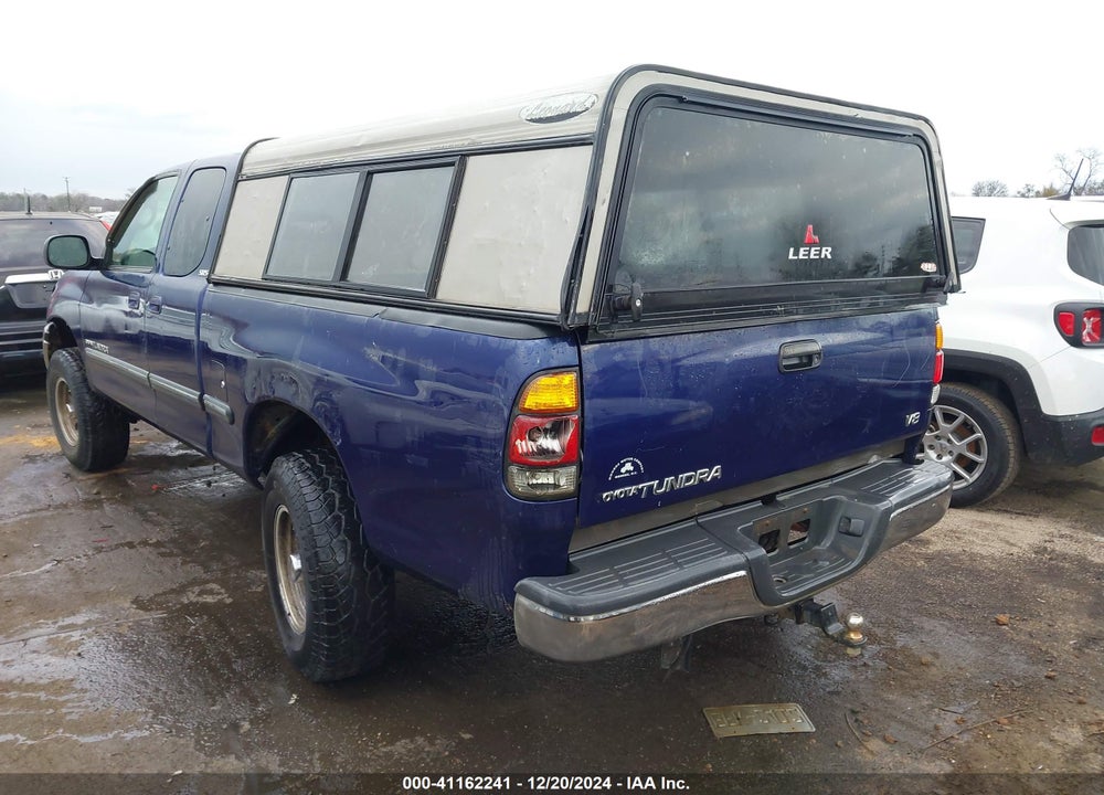 2000 TOYOTA TUNDRA SR5 V8 VIN: 5TBRT3417YS061009