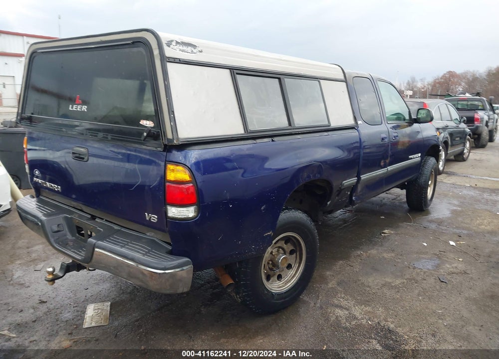 2000 TOYOTA TUNDRA SR5 V8 VIN: 5TBRT3417YS061009