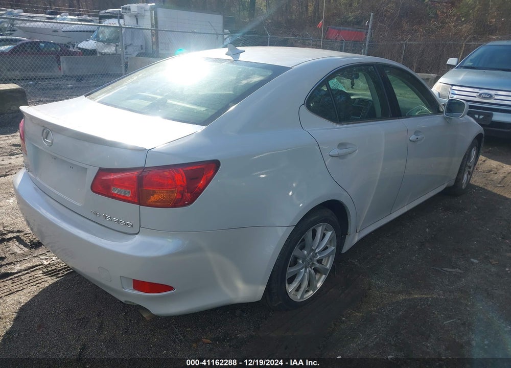2008 LEXUS IS 250 VIN: JTHCK262585027011