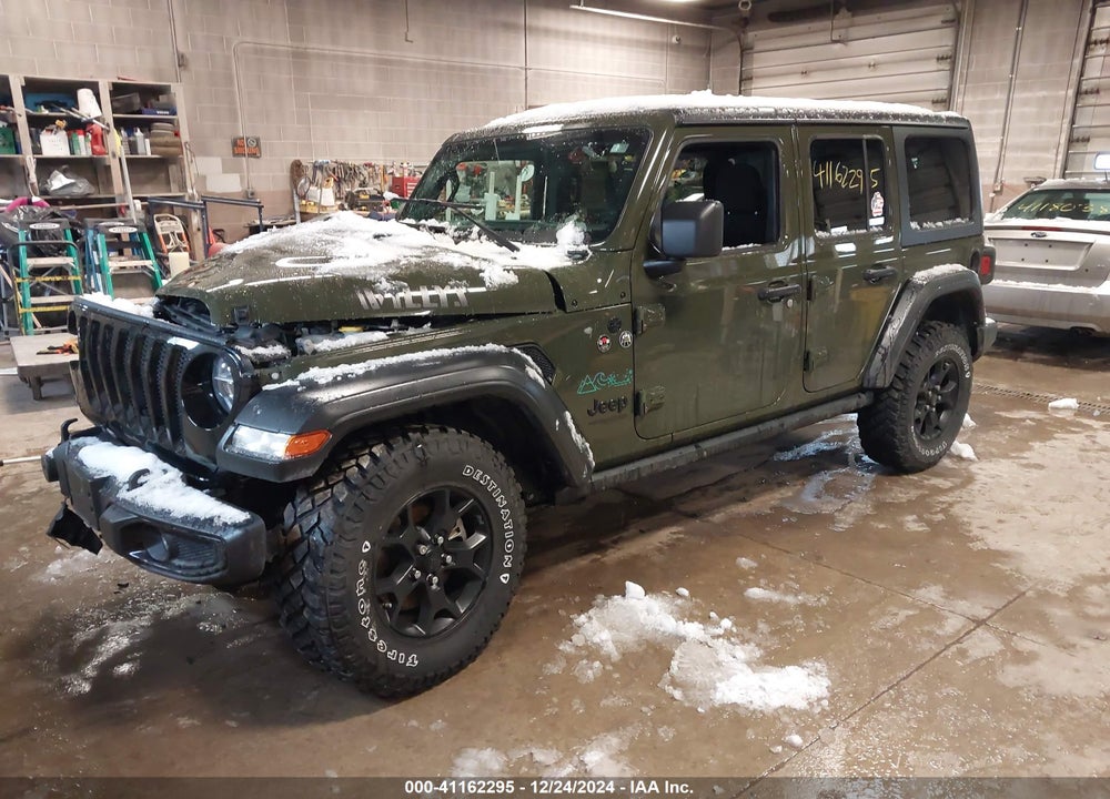 2021 JEEP WRANGLER UNLIMITED WILLYS VIN: 1C4HJXDNXMW612739