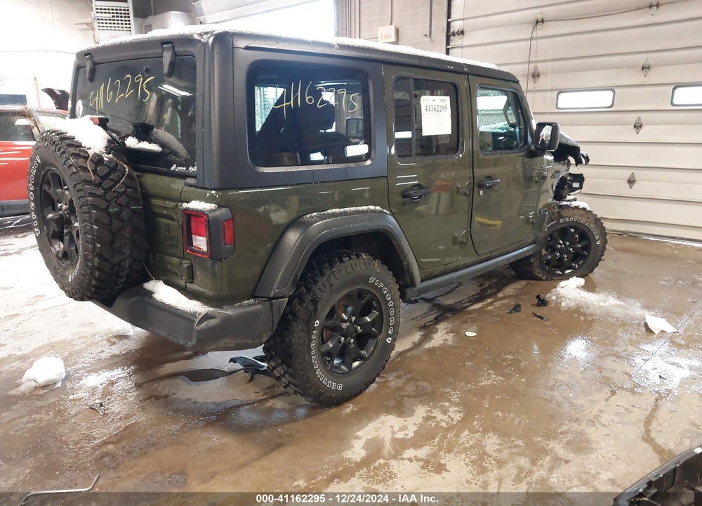 2021 JEEP WRANGLER UNLIMITED WILLYS VIN: 1C4HJXDNXMW612739