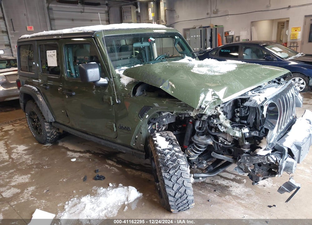 2021 JEEP WRANGLER UNLIMITED WILLYS VIN: 1C4HJXDNXMW612739
