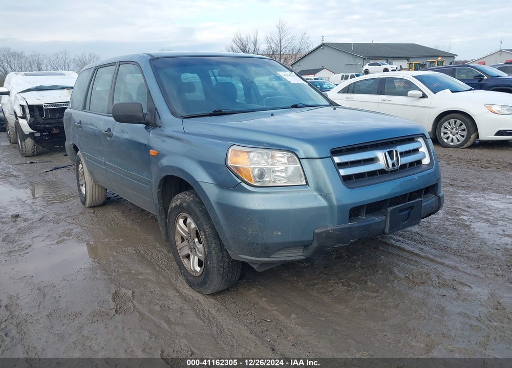 2007 HONDA PILOT LX VIN: 5FNYF28157B037809