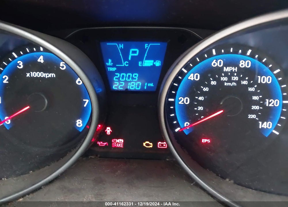 2011 HYUNDAI TUCSON GLS VIN: KM8JUCAC4BU297770