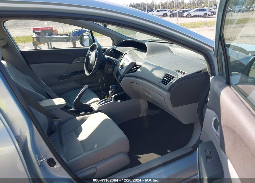 2012 HONDA CIVIC SDN LX VIN: 19XFB2F57CE066205