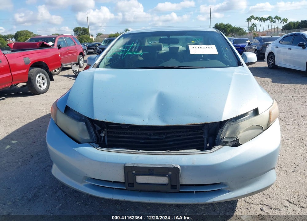 2012 HONDA CIVIC SDN LX VIN: 19XFB2F57CE066205