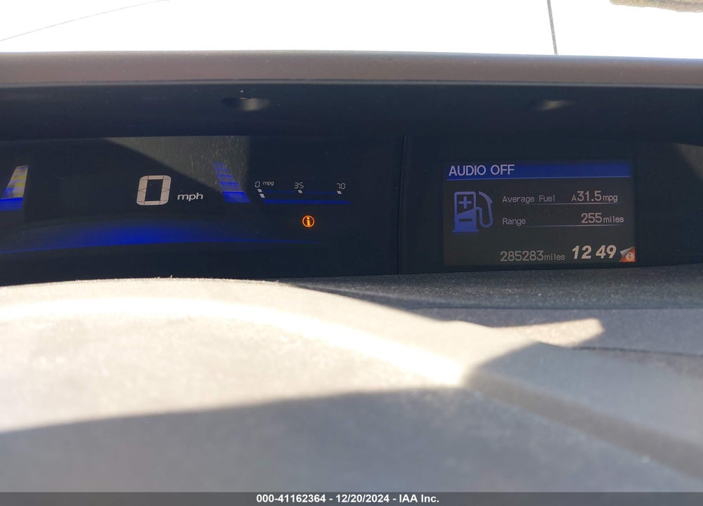 2012 HONDA CIVIC SDN LX VIN: 19XFB2F57CE066205