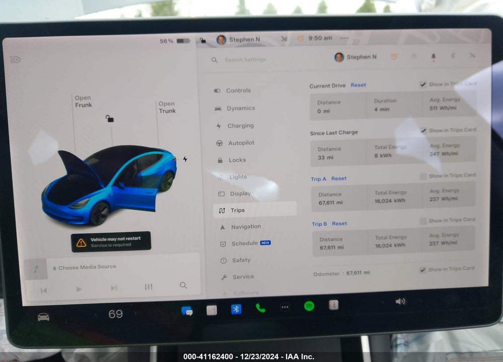 2020 TESLA MODEL 3 STANDARD RANGE PLUS REAR-WHEEL DRIVE/STANDARD RANGE REAR-WHEEL DRIVE VIN: 5YJ3E1EA6LF743497