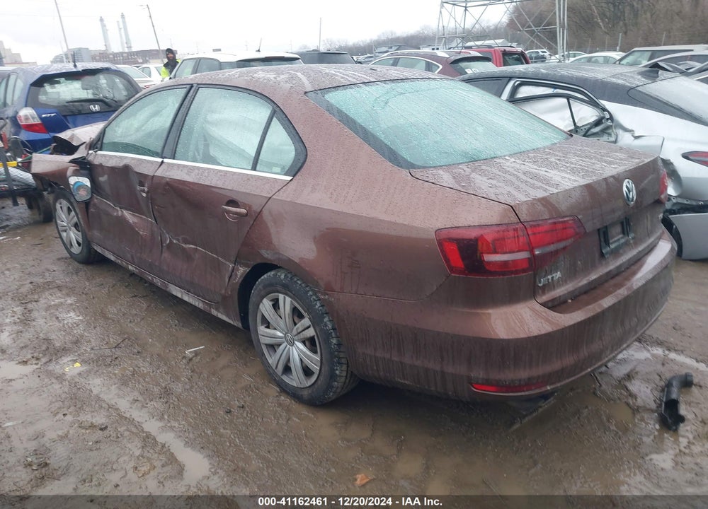 2017 VOLKSWAGEN JETTA VIN: 3VW2B7AJ2HM408881
